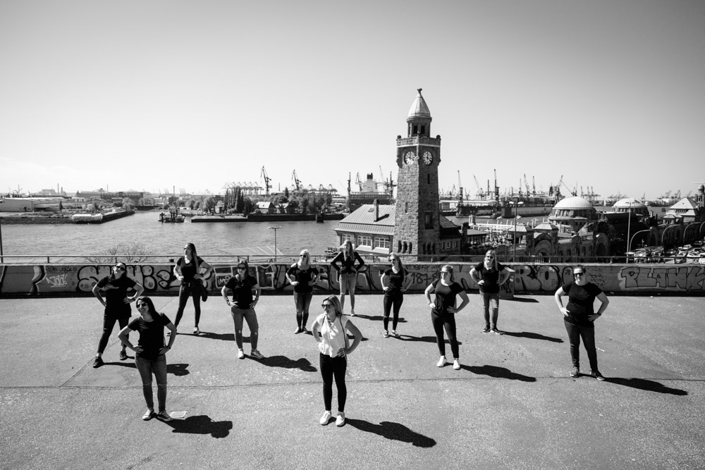 JGA-Shooting am Hamburger Hafen und Landungsbrücken